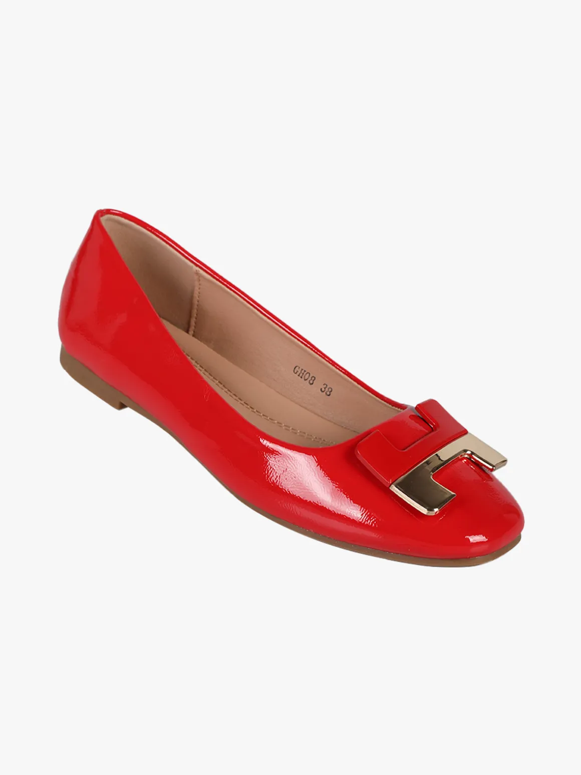 La Flor Ballerine donna lucide con punta squadrata