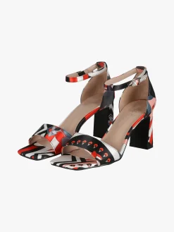 La Flor Sandali donna colorati con tacco chiusi sul tallone