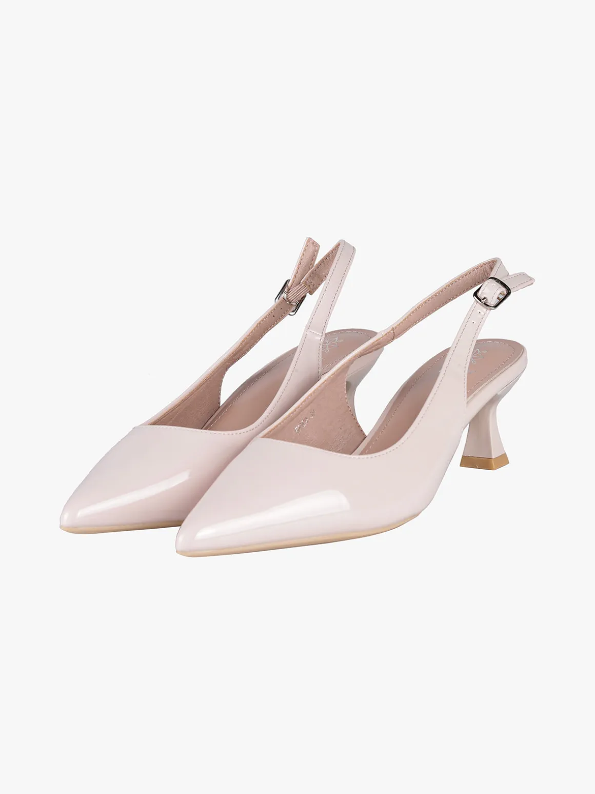 La Flor Slingback donna in vernice con cinturino e fibbia
