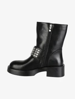 La Flor Stivaletti biker da donna con borchie