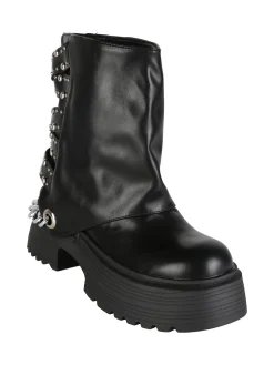 La Flor Stivaletti donna con platform alto e tacco largo