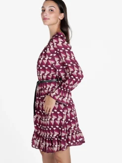 Lamiar Vestito donna con scollo elastico arrotondato