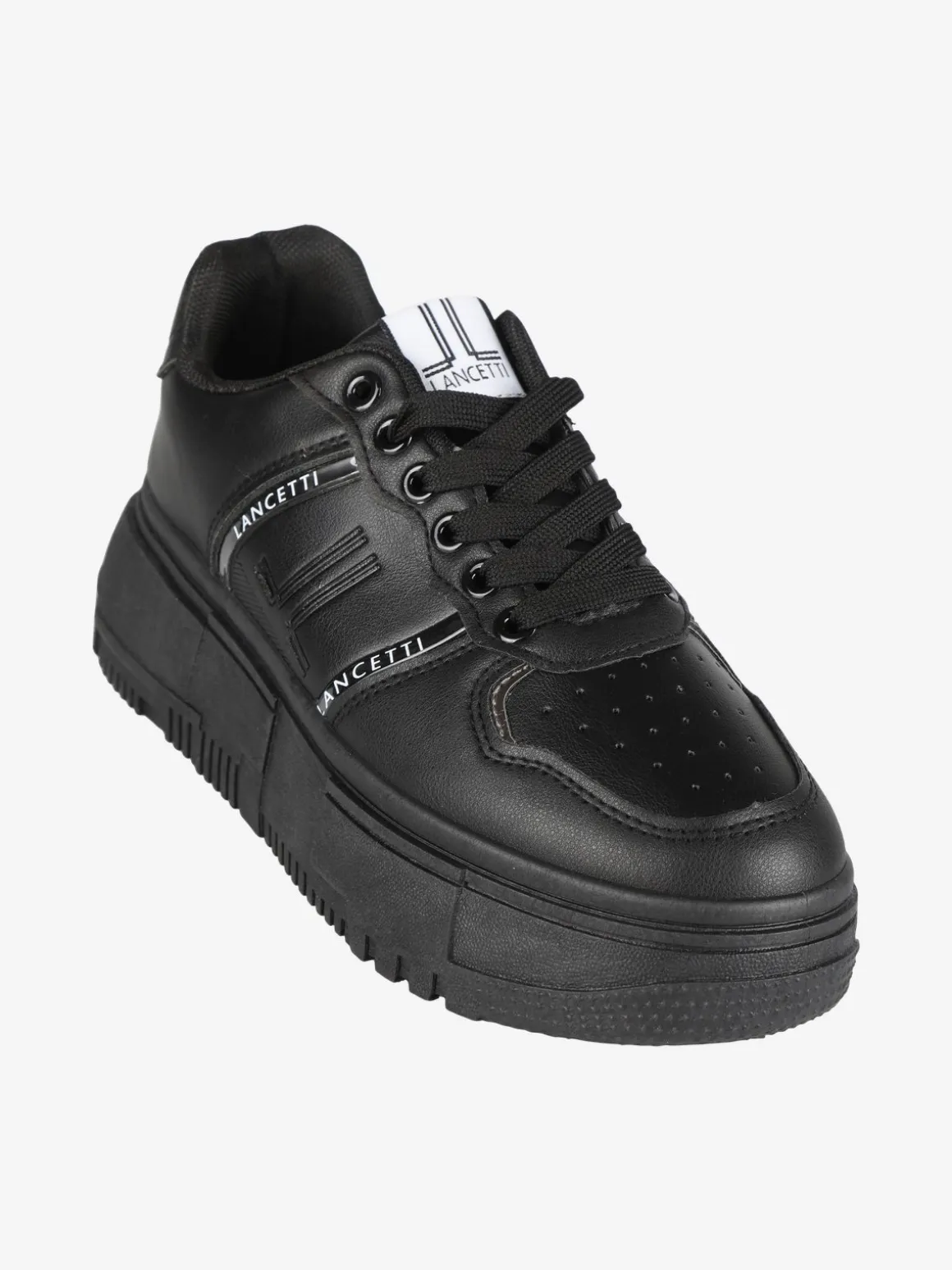 Lancetti Sneakers da donna stringata con zeppa
