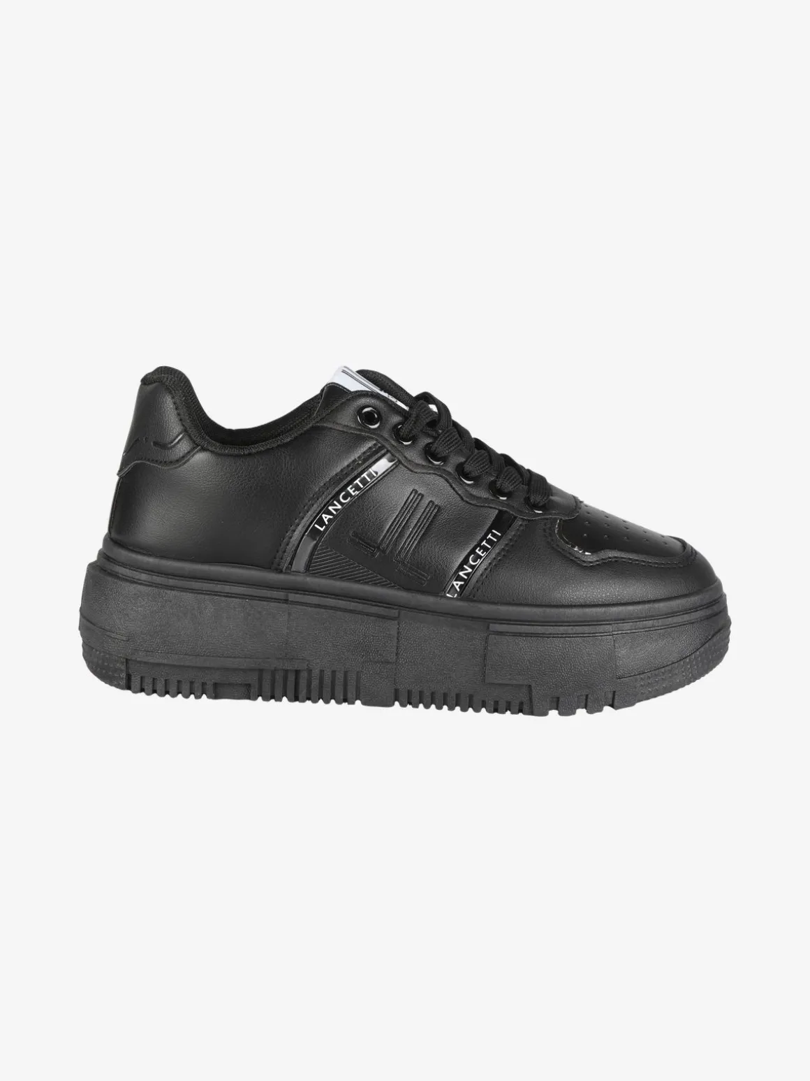 Lancetti Sneakers da donna stringata con zeppa