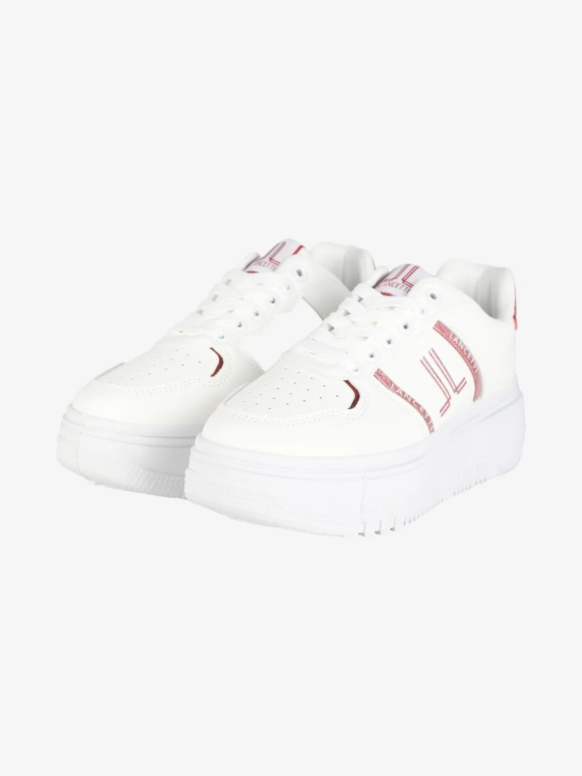 Lancetti Sneakers da donna stringata con zeppa