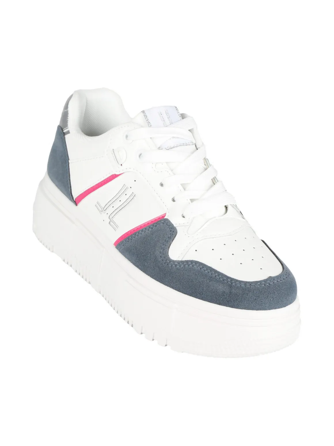 Lancetti Sneakers donna stringata con platform