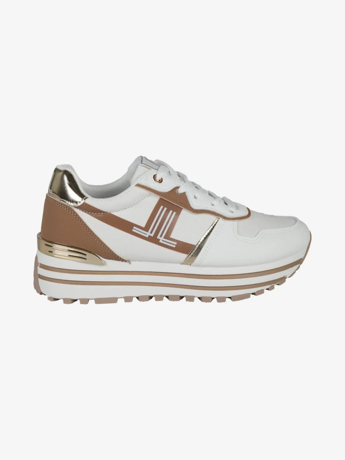 Lancetti Sneakers donna stringate con platform