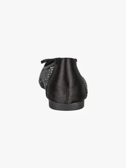 Laura Biagiotti Ballerine donna in tulle con strass - nero