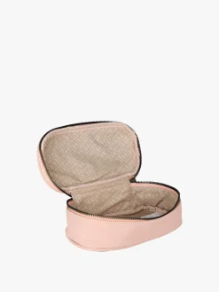 Laura Biagiotti Beauty case da donna in ecopelle con zip - rosa