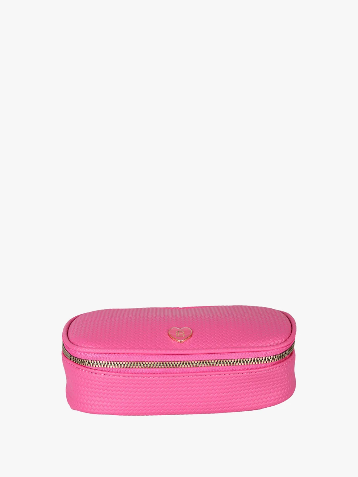 Laura Biagiotti Beauty case da donna in ecopelle con zip - fucsia