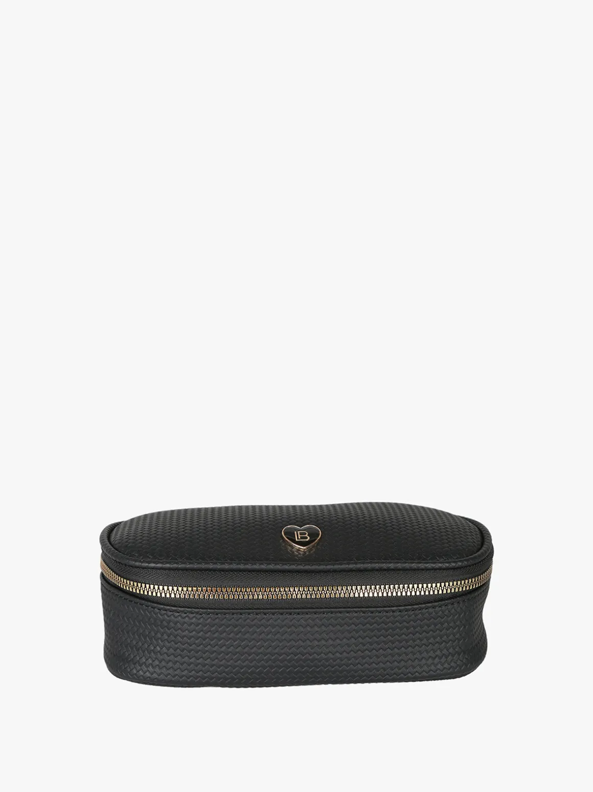 Laura Biagiotti Beauty case da donna in ecopelle con zip - nero