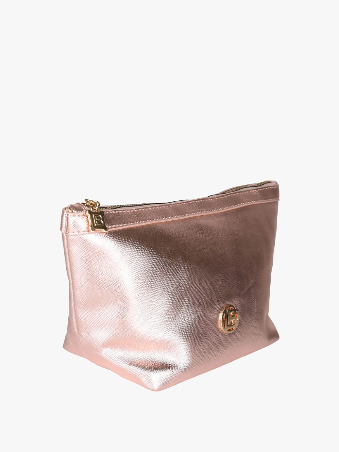 Laura Biagiotti Beauty case medio con logo - rosa