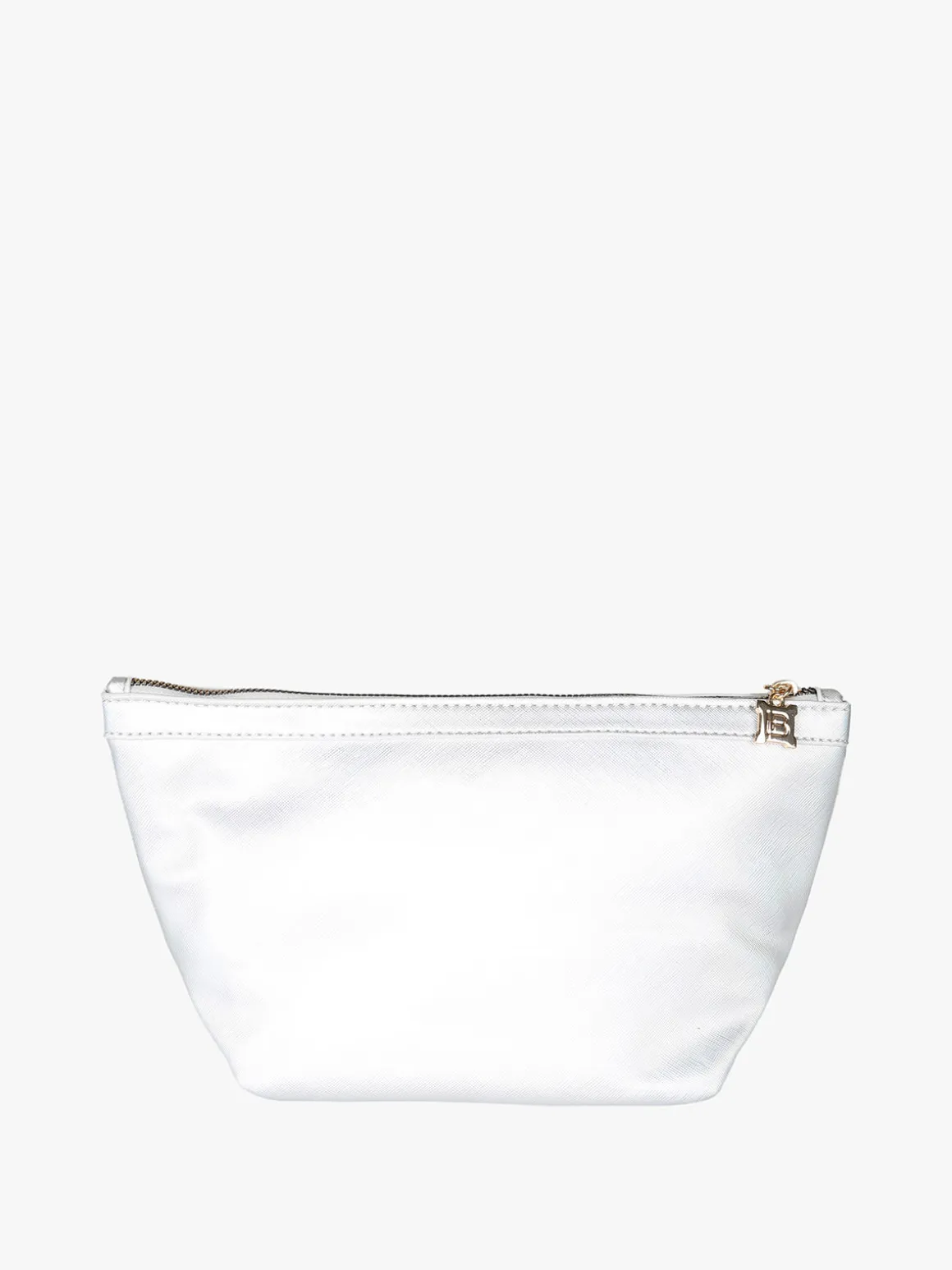 Laura Biagiotti Beauty case medio con logo - argento