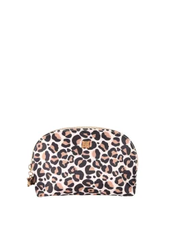Laura Biagiotti Beauty case mini da donna animalier in tessuto - multicolore