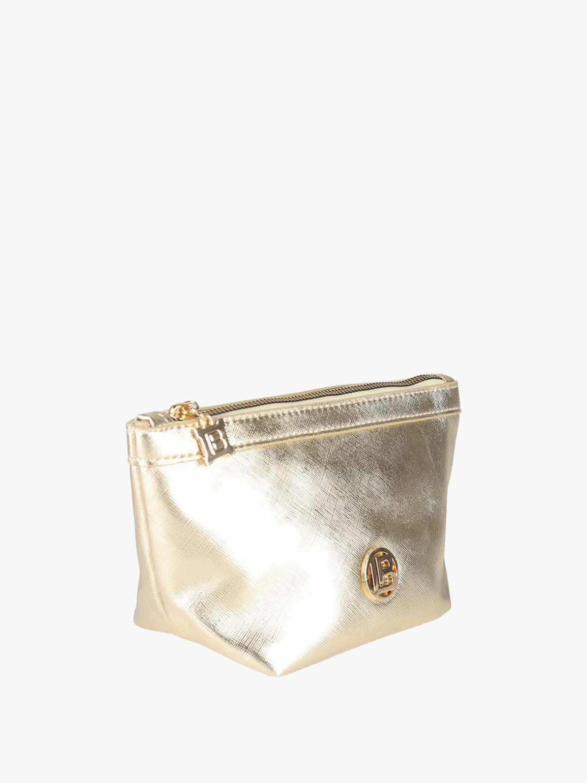 Laura Biagiotti Beauty case piccolo con logo - oro