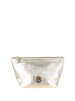 Laura Biagiotti Beauty case piccolo con logo - oro