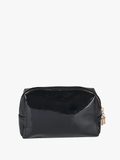 Laura Biagiotti Beauty case piccolo glitterato - nero
