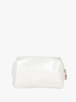 Laura Biagiotti Beauty case piccolo glitterato - perla