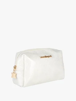 Laura Biagiotti Beauty case piccolo glitterato - perla