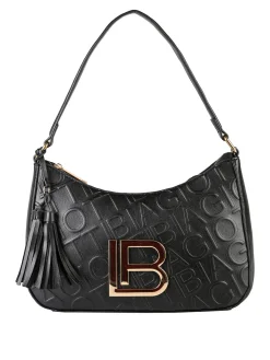 Laura Biagiotti Borsa donna a mezzaluna con nappine
