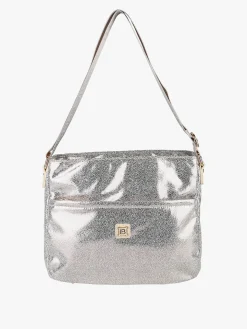 Laura Biagiotti Borsa donna a tracolla effetto laminato