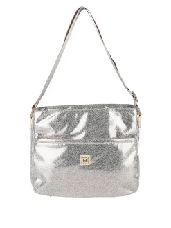 Laura Biagiotti Borsa donna a tracolla effetto laminato