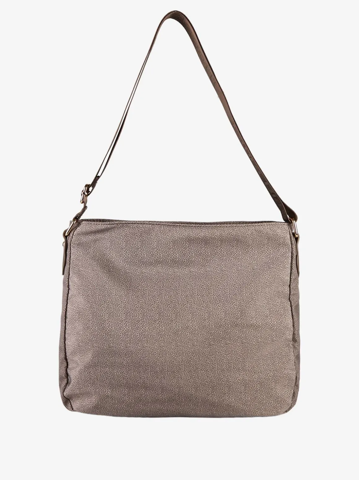 Laura Biagiotti Borsa donna grande a tracolla in nylon - marrone