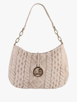Laura Biagiotti Borsa donna hobo con ecopelo - beige