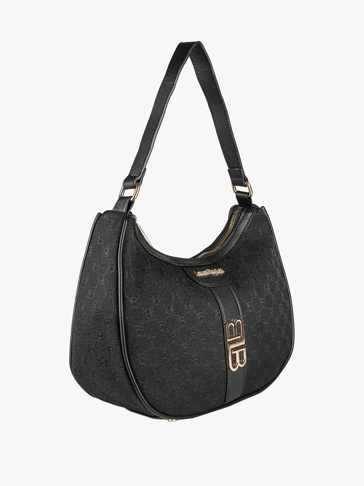 Laura Biagiotti Borsa donna in tessuto a mezza luna