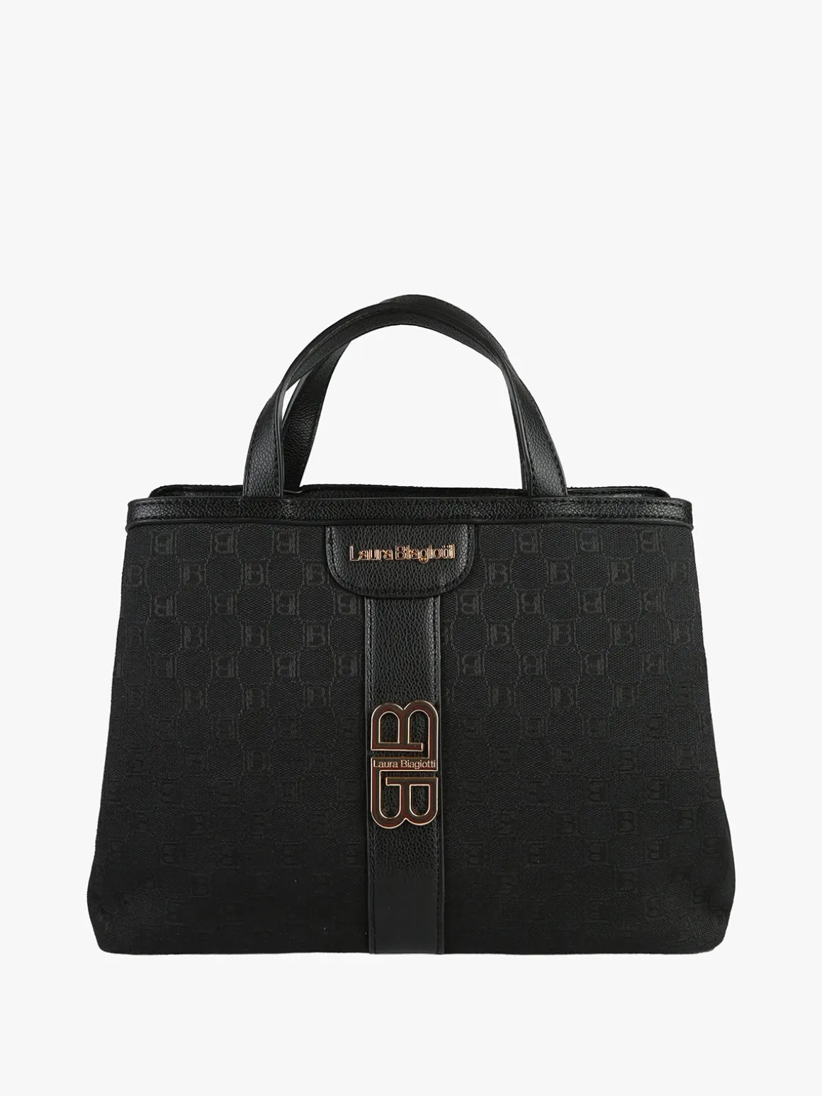 Laura Biagiotti Borsa donna mini tote con doppi manici - nero