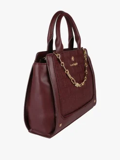 Laura Biagiotti Borsa donna mini tote con catena - bordeaux