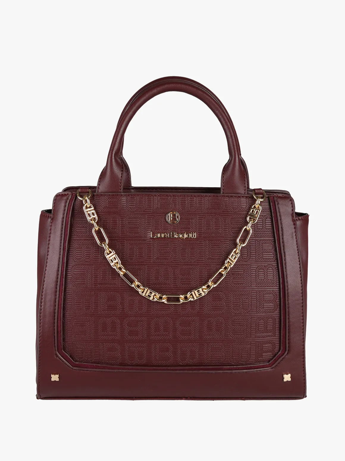 Laura Biagiotti Borsa donna mini tote con catena - bordeaux