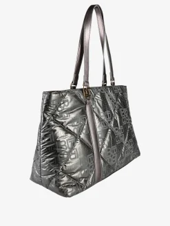 Laura Biagiotti Borsa donna shopping in tessuto impermeabile - antracite