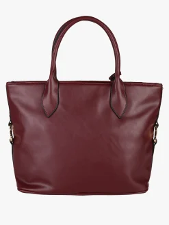 Laura Biagiotti Borsa donna tote con trama a rombi - bordeaux