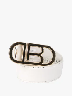 Laura Biagiotti Cintura donna con logo - bianco