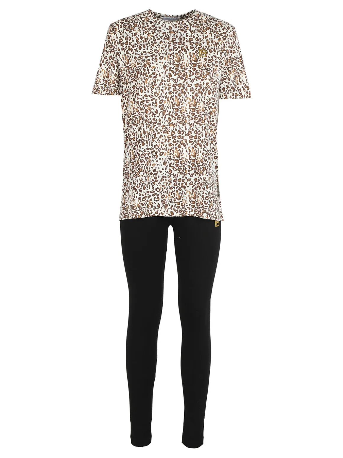 Laura Biagiotti Coordinato donna maculato con t-shirt e leggings