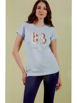 Laura Biagiotti Coordinato donna in cotone con t-shirt e leggings