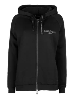Laura Biagiotti Felpa pesante da donna con cappuccio e zip