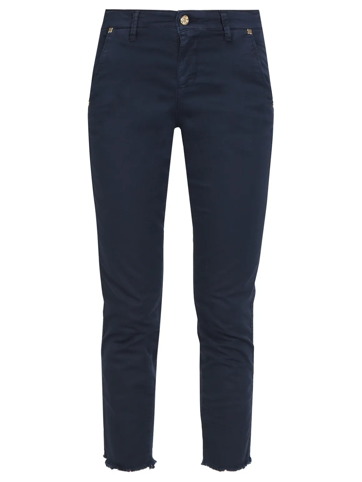 Laura Biagiotti Pantaloni da donna chino con finale sfrangiato
