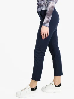 Laura Biagiotti Pantaloni da donna chino con finale sfrangiato