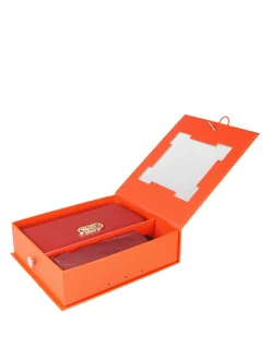 Laura Biagiotti Set regalo donna con portafoglio e ombrello da borsa - rosso