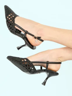 Laura Biagiotti Slingback donna a punta con tacco a rocchetto