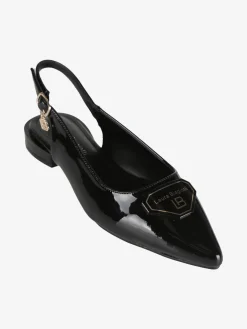 Laura Biagiotti Slingback donna in vernice con cinturino alla caviglia con fibbia