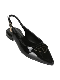 Laura Biagiotti Slingback donna in vernice con cinturino alla caviglia con fibbia