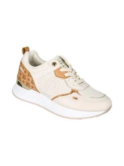 Laura Biagiotti Sneakers casual da donna con platform - beige