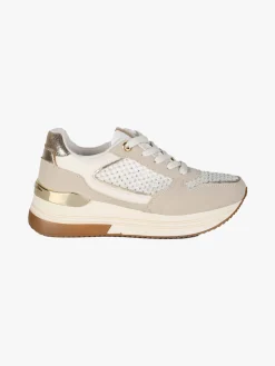 Laura Biagiotti Sneakers donna glitter con platform - bianco