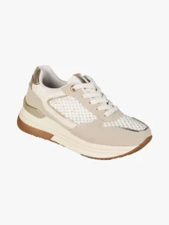 Laura Biagiotti Sneakers donna glitter con platform - bianco
