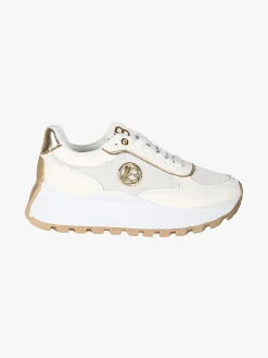 Laura Biagiotti Sneakers donna stringate con platform - beige