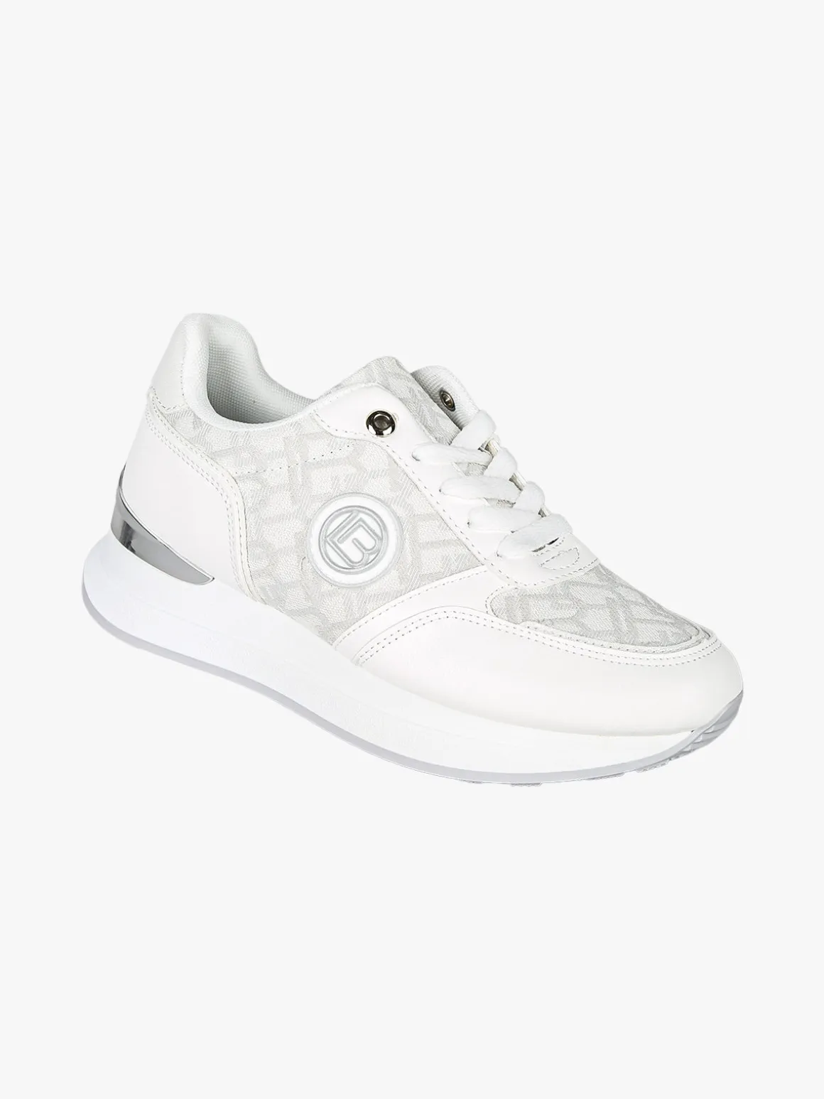 Laura Biagiotti Sneakers donna stringate con platform - bianco