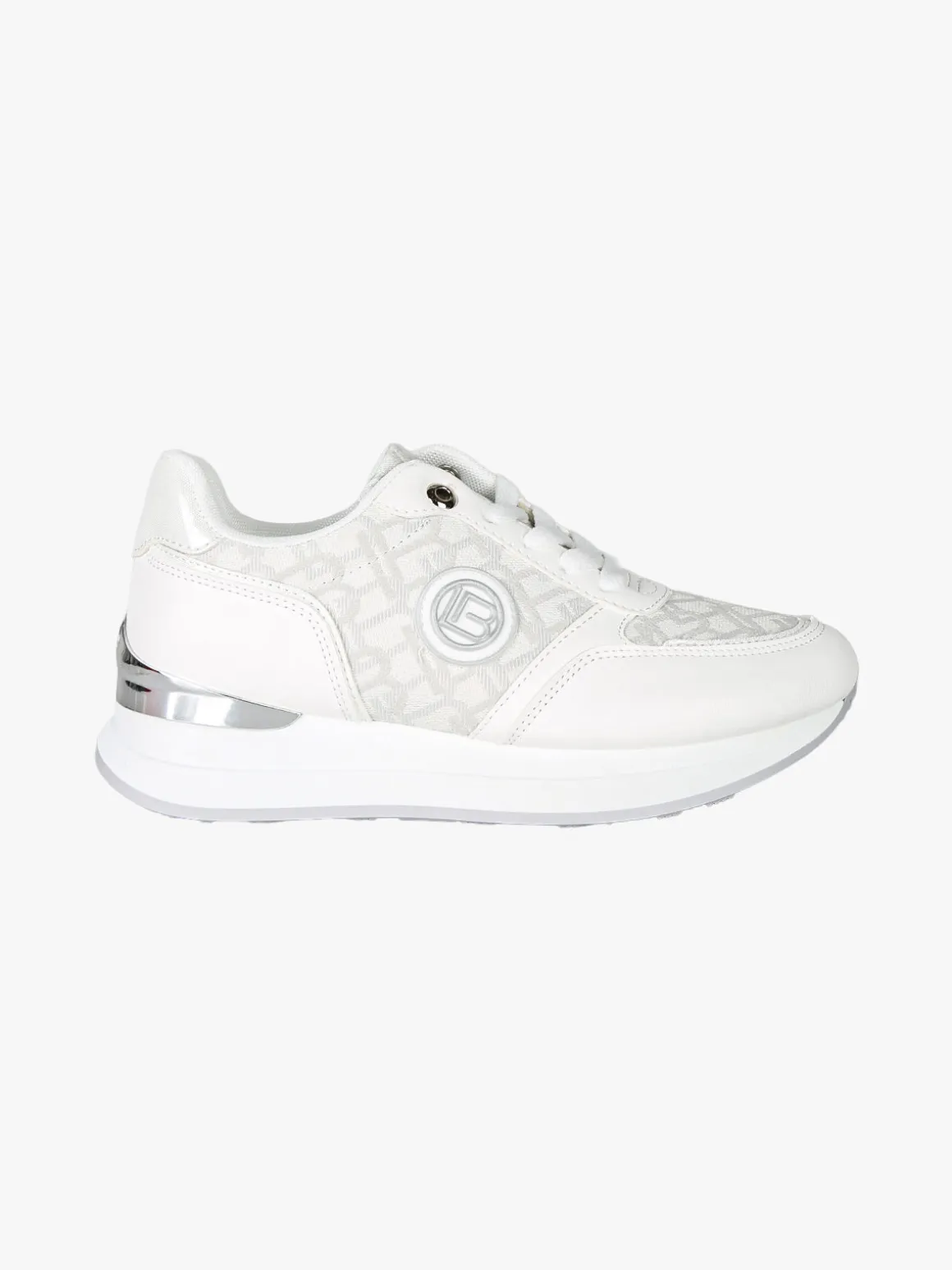 Laura Biagiotti Sneakers donna stringate con platform - bianco